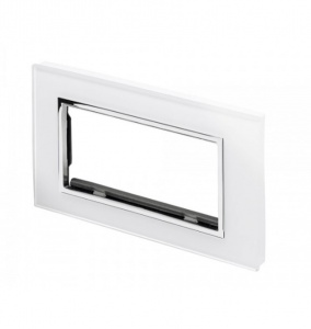 Spare Panel for Crystal CT Double socket White
